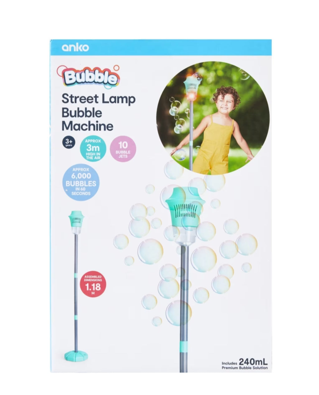 Street Lamp Bubble Machine - Switch Adapted