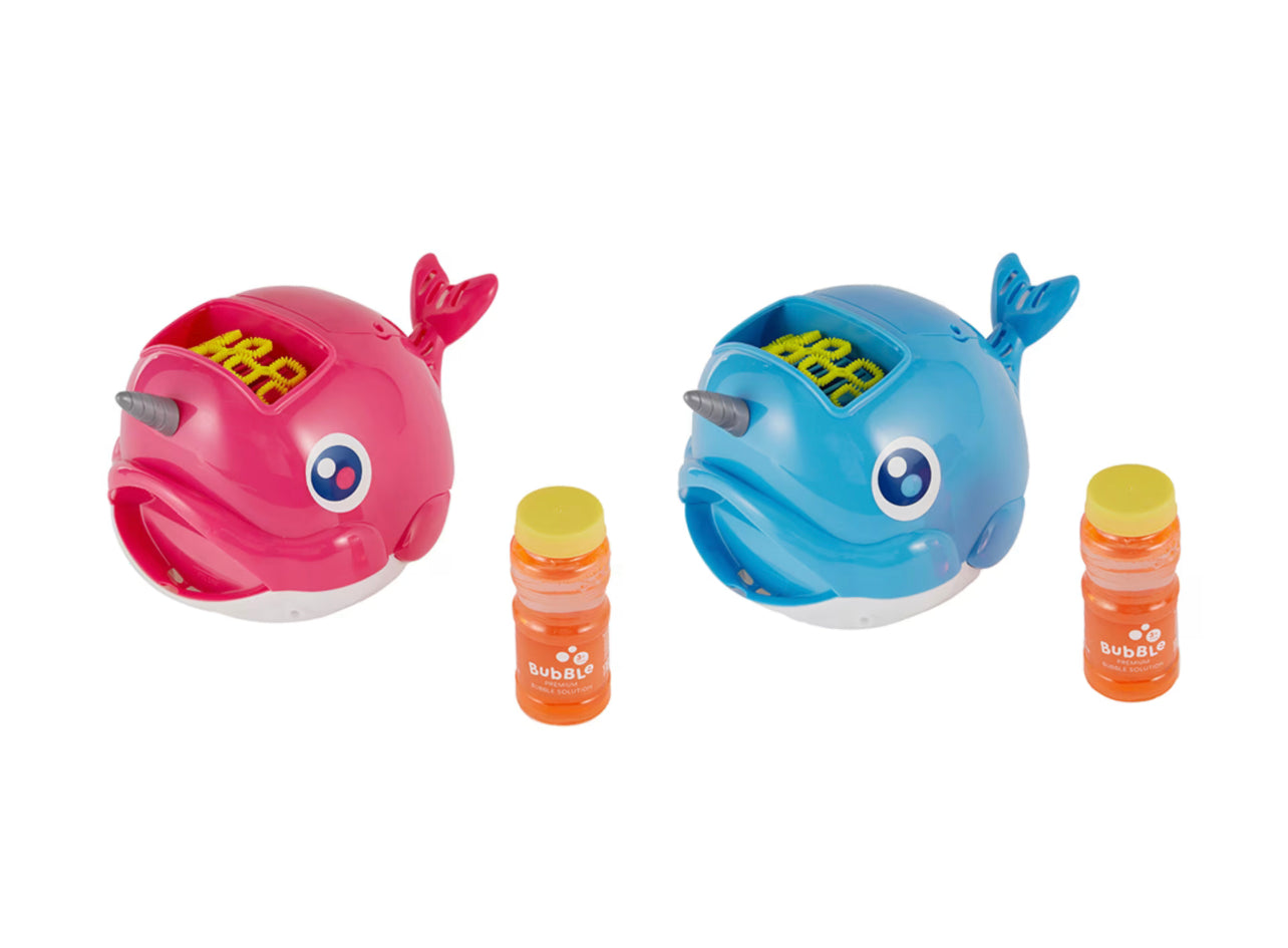 Narwhal Vertical Bubble Fountain Toy - Switch Adapted