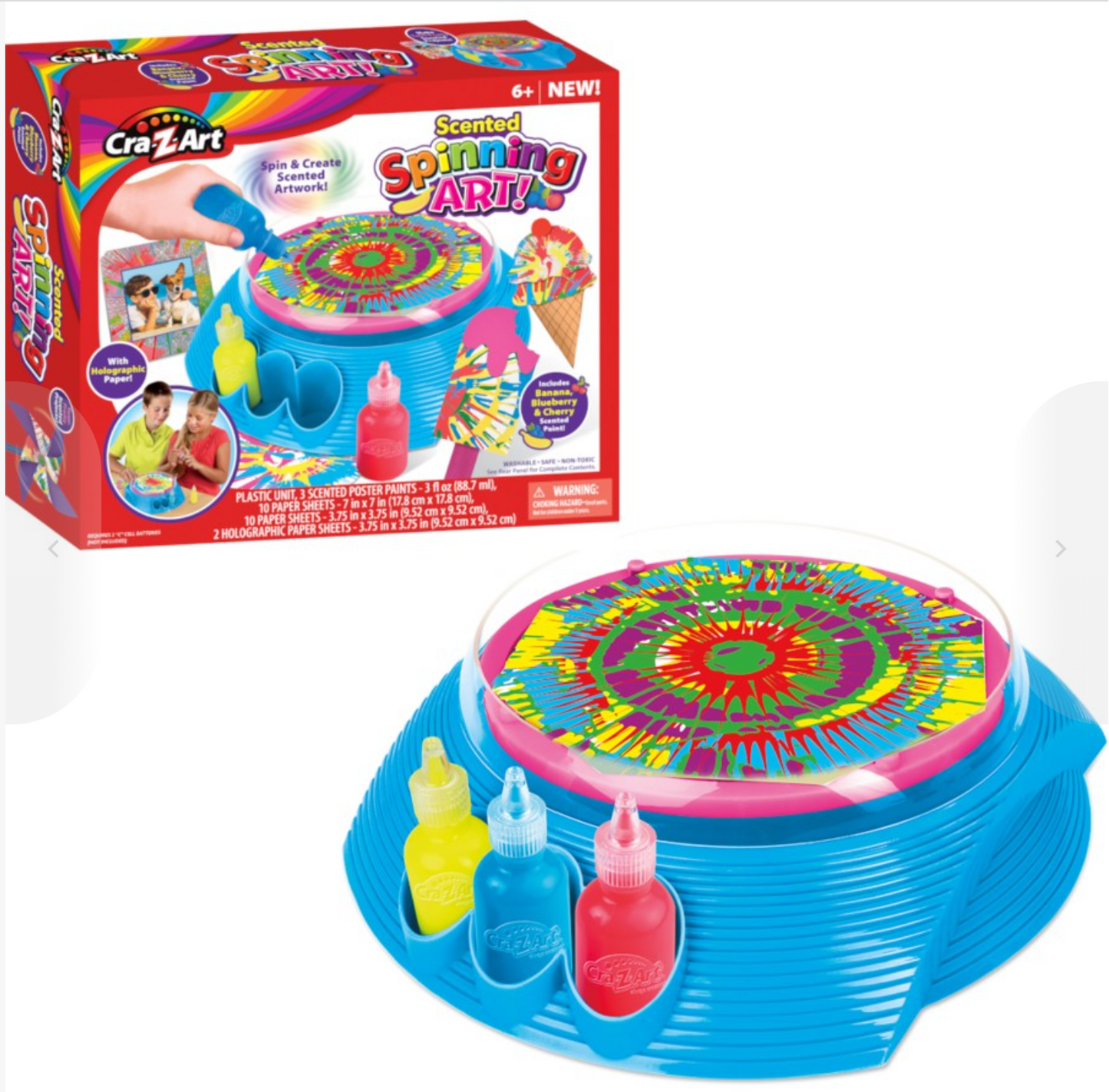 Cra-Z-Art Stationery Scented Spinning Art - Switch Adapted